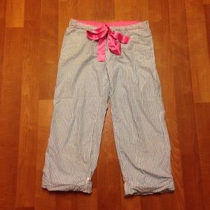 💕Victoria's Secret LOVE PINK striped lounge pants